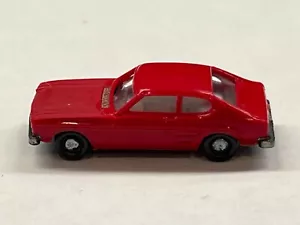 Wiking Ford Capri Coupe Passenger Car Automobile Vehicle Red N-Scale Fast Ship - Picture 1 of 6