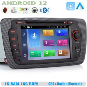 7" HD Android Autoradio für VW Seat Ibiza 6J (2009-2013) mit GPS, WLAN, DVD,2DIN - Bild 1 von 12