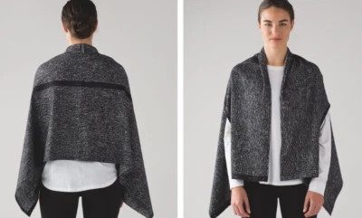 NUEVO CON ETIQUETAS - Lululemon Vinyasa Envoltura Correr Luon Traje Jacquard Negro Blanco Foto 1 de 4