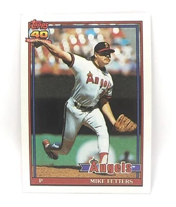 1991 Topps Baseball Card #477 - Mike Fetters - Los Angeles Angels - Pitcher - Picture 1 of 2