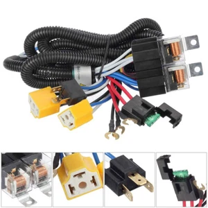 H4 Headlight Relay Harness Kit 7x6 5x7" For Toyota 88-1995 Pickup 95-1997 Tacoma - Picture 1 of 10