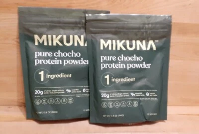 2 CT:  MIKUNA PURE CHOCHO PROTEIN POWDER Vegan Paleo Keto NO: gluten soy lecitin - Image 1 of 4
