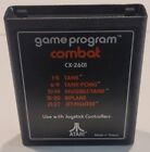 Combat [Text Label] - Atari 2600 - Tested Working 👍 Vintage 80s War Action Game