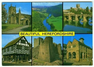 Herefordshire Postcard Leominster Ledbury Goodrich Hereford Unposted Preedy - Picture 1 of 2