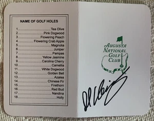 MARTIN KAYMER AUTOGRAPH SIGNED PGA MASTER SCORECARD AUTO CHAMPIONSHIP AUGUSTA - Picture 1 of 2