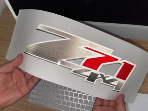 Z71 4x4 Reflective Stickers for Chevy Silverado 1500-2500 HD Decals - Set of 2 - Picture 1 of 30