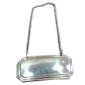 Royal Selangor High Quality Pewter Engraveable Drink Wine Label 5.2x2.5cm - Picture 1 of 1