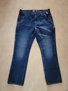 Vintage Y2K Old Navy Painters Jeans Mens 36x32 Carpenter Baggy Grunge Skater NEW - Picture 1 of 3
