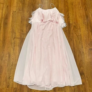 Neu mit Etikett Asos Arrange Maxikleid mit Fransen Oberteil - Bild 1 von 7