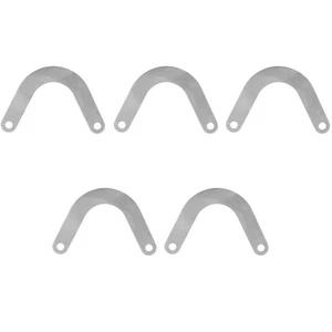 U Shape 5Pcs Valve Plates for Air Compressor Use 59mm Wide Metal Material - Picture 1 of 8