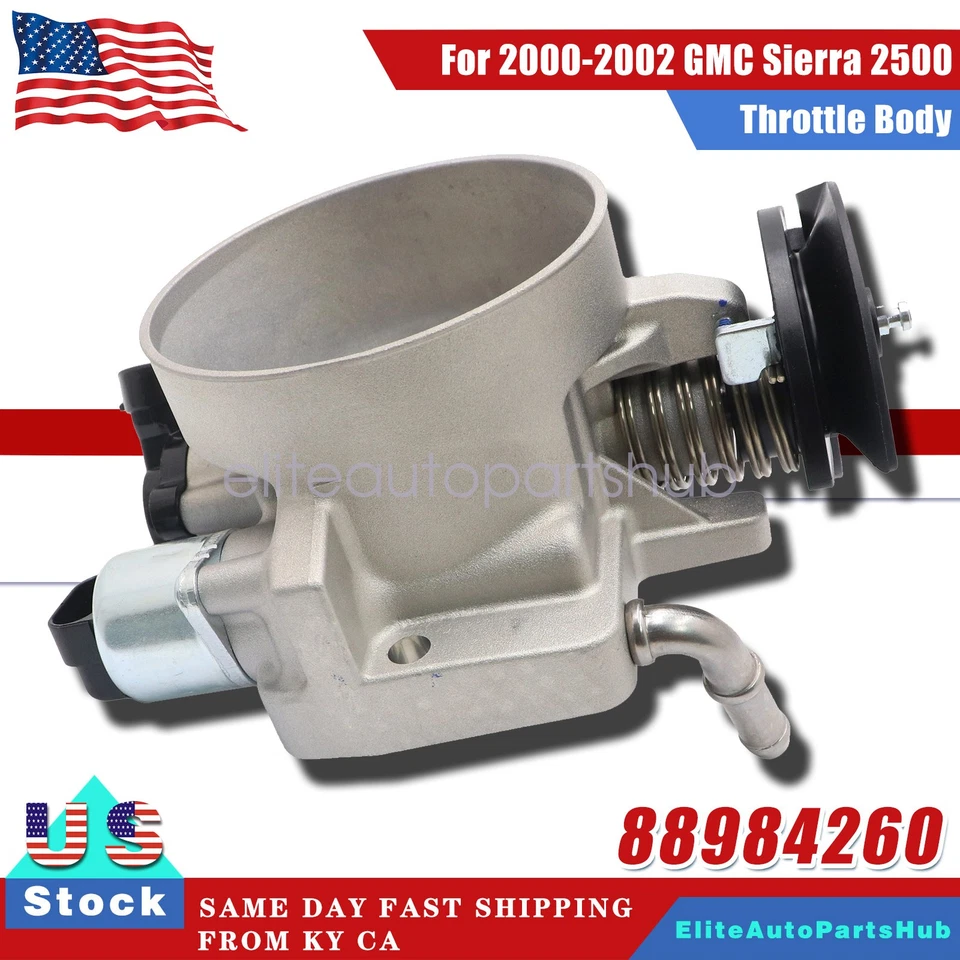 88984260 Cuerpo del acelerador para Chevrolet Silverado 1500 GMC Sierra 2500 2000-2002 Foto 1 de 4