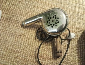 Antiker AEG Föhn Nr. 247347, 220V 460W, Chrom, 50er Jahre - Bild 1 von 2