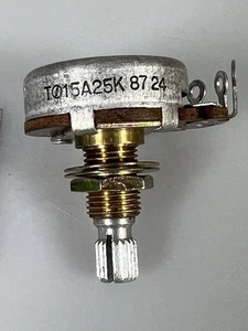 NOS 25k Ohm Potentiometer A25K - Kramer Guitar Factory Part 1980s 4C - Bild 1 von 9