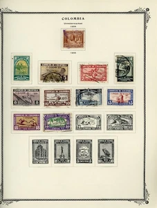 COLOMBIA Scott Specialty Album Page Lot #14 - SEE SCAN - $$$ - Picture 1 of 1