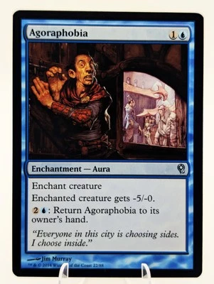 Agoraphobia | MTG DDM | EDH Enchantress Aura Control Removal Reusable Debuff NM - Image 1 of 2
