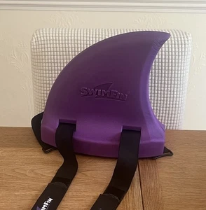 SwimFin Swimming Floating Aid Device Kids Children purple Shark Float 15-30kg - Picture 1 of 5