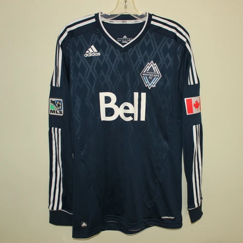 player issue Vancouver Whitecaps 2011 away shirt Adidas Formotion long sleeve L Cover