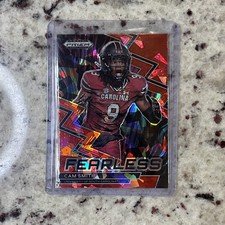 2023 Panini Prizm Draft Picks Cam Smith Red Ice Prizm Fearless #13 DOLPHINS 🐬