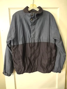 Men's Clairborne Outerwear Jacket Size XXL Microfiber Navy Blue - Picture 1 of 4