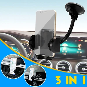 Supporto Auto regolabile GPS tomtom satellitare ventosa supporto bocchetta aria - Foto 1 di 6
