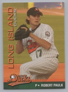 Tarjeta de béisbol de ligas menores Robert Paulk 2009 Choice Long Island Ducks - Imagen 1 de 2