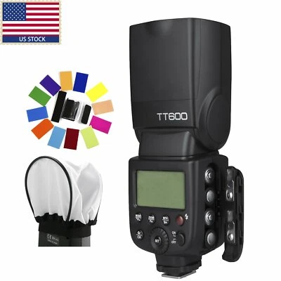 US Godox TT600 2.4G HSS Wireless Camera Flash Speedlite for Canon Nikon Olympus - Image 1 of 4