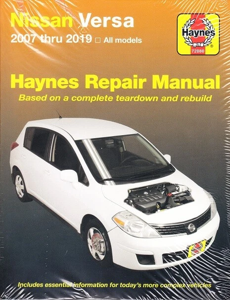2007-2019 Nissan Versa Haynes Repair Service Workshop Shop Manual Book 23742 - Image 1 of 1