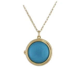 NWT Carolee "Miami Mod Locket Necklace, 32" X404 - Picture 1 of 6