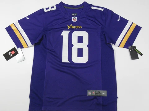 NWT Justin Jefferson #18 Minnesota Vikings On-field Game Men's Jersey Purple Cover
