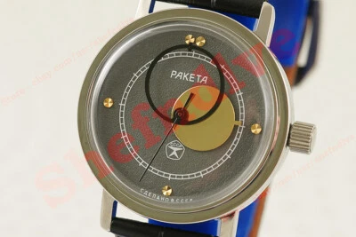Ex RARE GRAY Vintage space style rare watch 2609 Raketa Stars Sky Copernicus NOS - Image 1 of 4