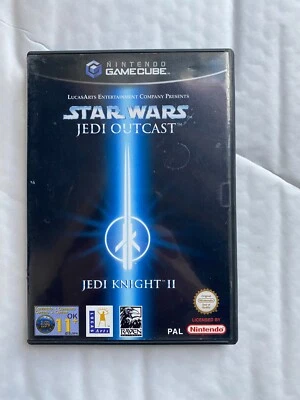 NINTENDO GAMECUBE STAR WAS JEDI KNIGHT II 2 OUTCAST VIDEO GAME PAL VERSION 2002 - Image 1 of 4
