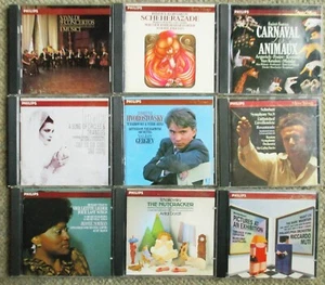 Philips Digital Classics 9 CD Classical Lot Tchaikovsky Strauss & more  Clean - Picture 1 of 3