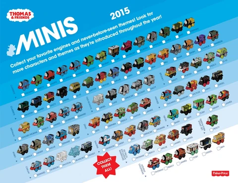 Thomas The Train & Friends Minis by Fisher Price: YOU CHOOSE! (2015 Series) Cover