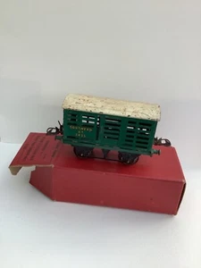 HORNBY 0 Gauge  MECCANO LTD / HORNBY  SOUTHERN 6T 2435 CATTLE TRUCK  - Picture 1 of 3