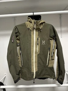 RP€529 Women`s Haglofs Couloir II Gore Tex recco khaki Jacket Size M - Picture 1 of 19
