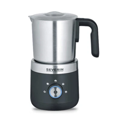 Severin SM 3588 Milchaufschäumer schwarz/silber/Edelstahl 550 Watt