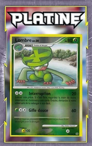 Lombre Reverse - Platine - 52/127 - Carte Pokémon Française - Foto 1 di 1