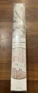 NuWallpaper by Brewster NU1412 Grey Woods Peel & Stick Wallpaper Roll 20.5”x18’ - Picture 1 of 3
