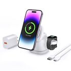 3 In 1 Wireless Charger For Iphone Travel Wrieless Charging Station Foldabl