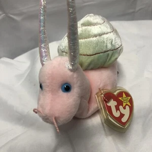 Swirly die Schnecke! Vintage 1999 Beanie Baby Retired MWMT With Tag Protector - Bild 1 von 4