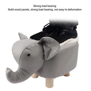 Animal Footstools Elephant Shaped Slip Resistant Silent Comfortable Stable - Picture 1 of 12