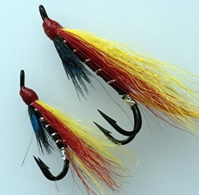 Pesca con Moscas Salmón Garry Perro Dobles Tallas 4- 10 Paquete De 8 #161 - Photo 1/2