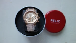 Relic by Fossil - ZR15950 Women's Emma Crystal Accent Watch $90 - Picture 1 of 7