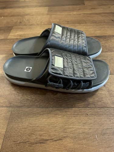 Nuovo con etichetta! Nike Asuna 2 Slide Sandalo Uomo Taglia 14 Grigio Ferro Grigio Particolato