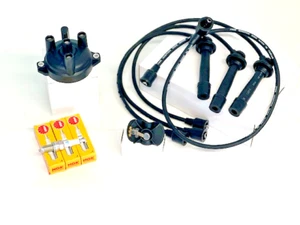 Tune up set for F6A Suzuki Carry DD51T DB51T DA51T Distributer Cap Rotor Plugs - Picture 1 of 6