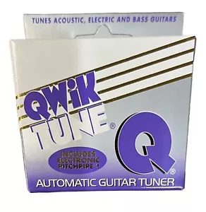 Qwik Tune QT-11 Automatic Tuner for Acoustic Electric & Bass Guitars w Pitchpipe - Picture 1 of 6