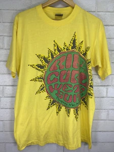 VINTAGE 80s 90s Autographed Rip Curl T-shirt Surfer Wes Laine XL Single Stitch - Picture 1 of 8