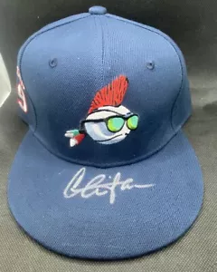CAPPELLO DA BASEBALL CHARLIE SHEEN firmato MAJOR LEAGUE RICKY VAUGHN con COA BECKETT - Foto 1 di 7