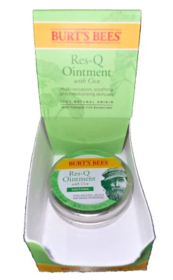 Res Q Ointment, Soothing NEW & Sealed Tin .60 Oz By: Burts Bee w/Cica Natural 🐝 - Image 1 of 4