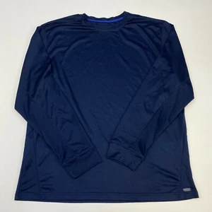 Smith's Workwear Long Sleeve Shirt Mens XXL Blue Polyester Casual - Picture 1 of 10